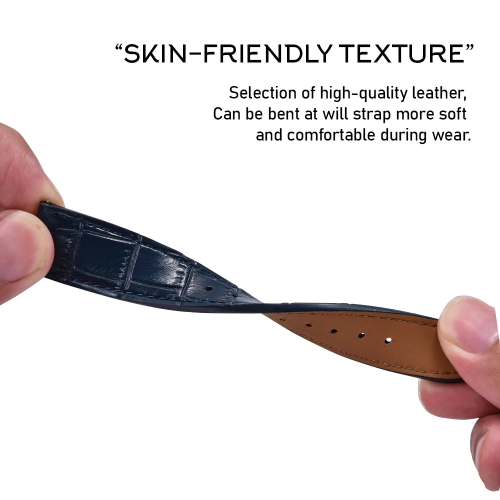 Quality Leather Watch Bands | Universal Slub Pattern Straps