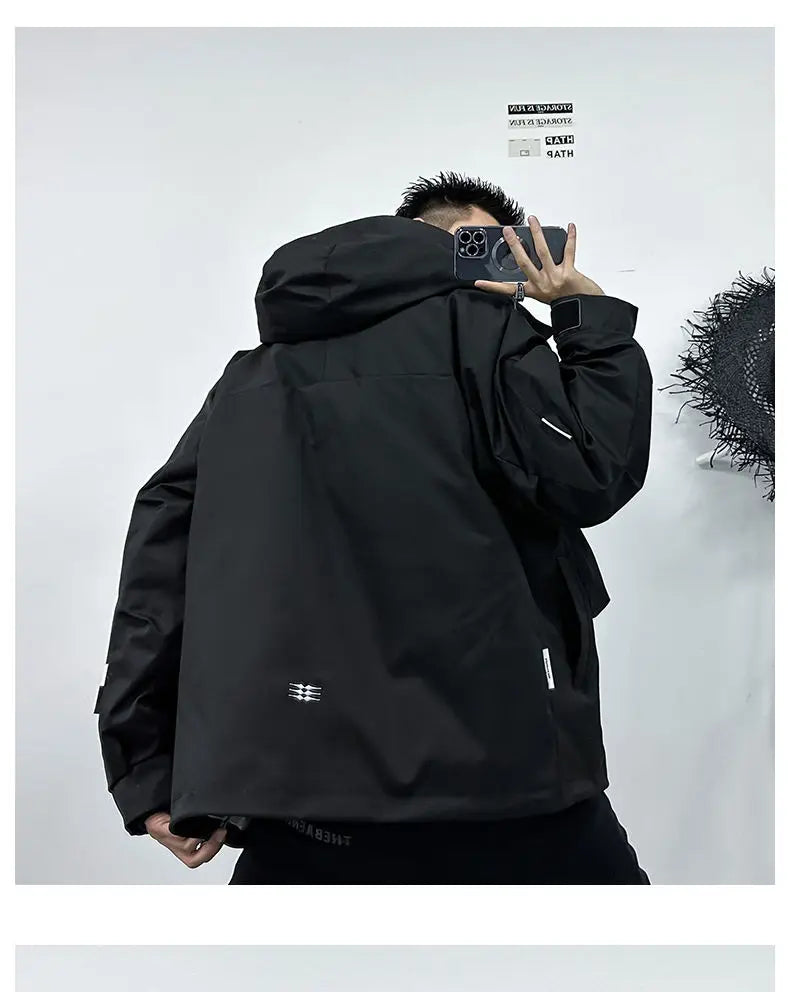 Men's Casual Hooded Parka | Warm Multi-Pocket Winter Jacket