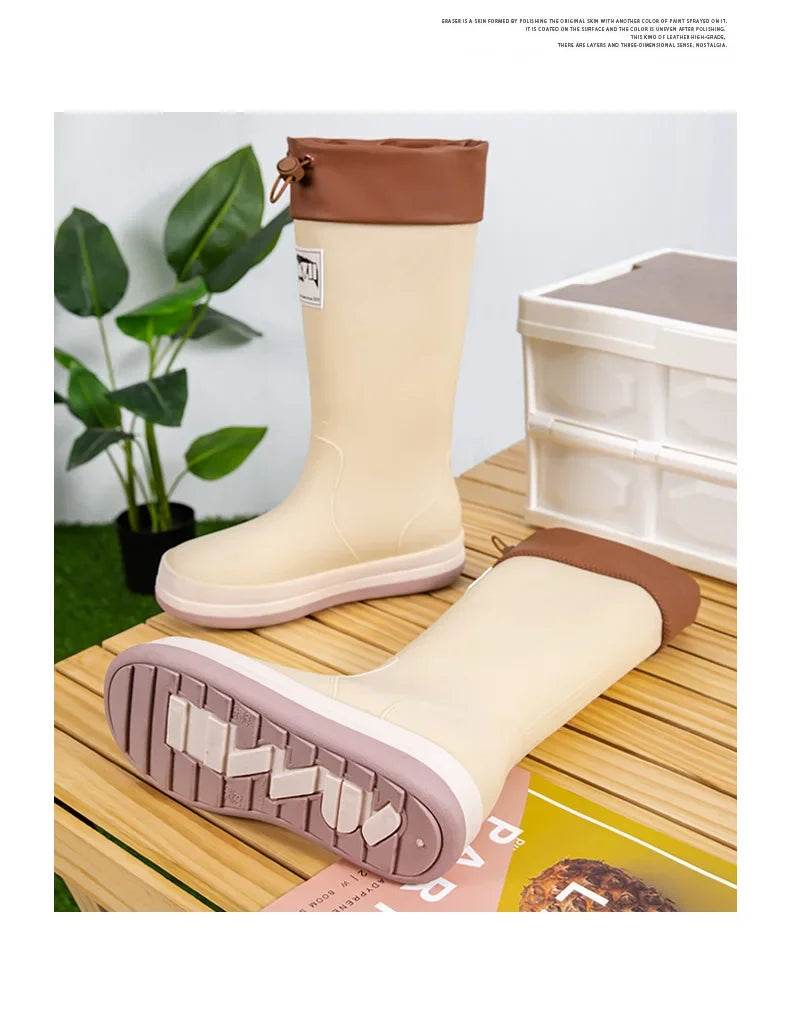 Waterproof Rubber Boots for Men and Women | Couples Rain Shoes