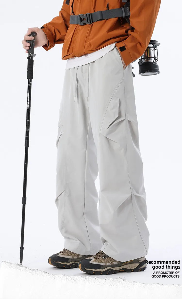 Men's Multi-Pocket Cargo Overalls | Stylish Baggy Trousers for Summer