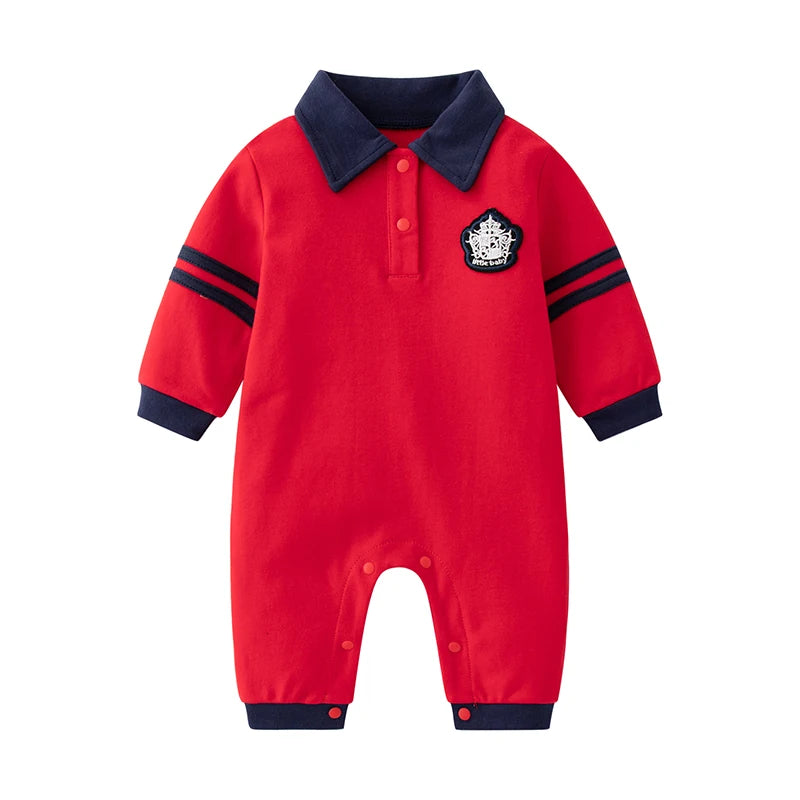 Soft Cotton Baby Onesies | Adorable Long-Sleeved Climbing Suit