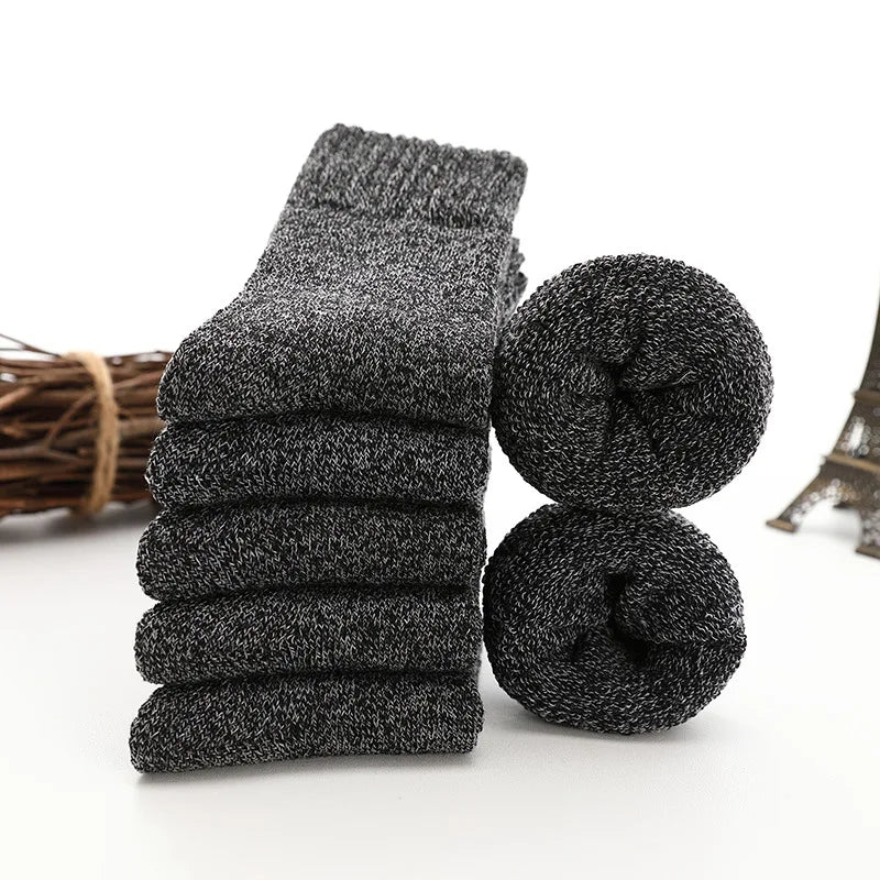 Thick Cotton Crew Socks for Men | Warm Comfortable Winter Gear