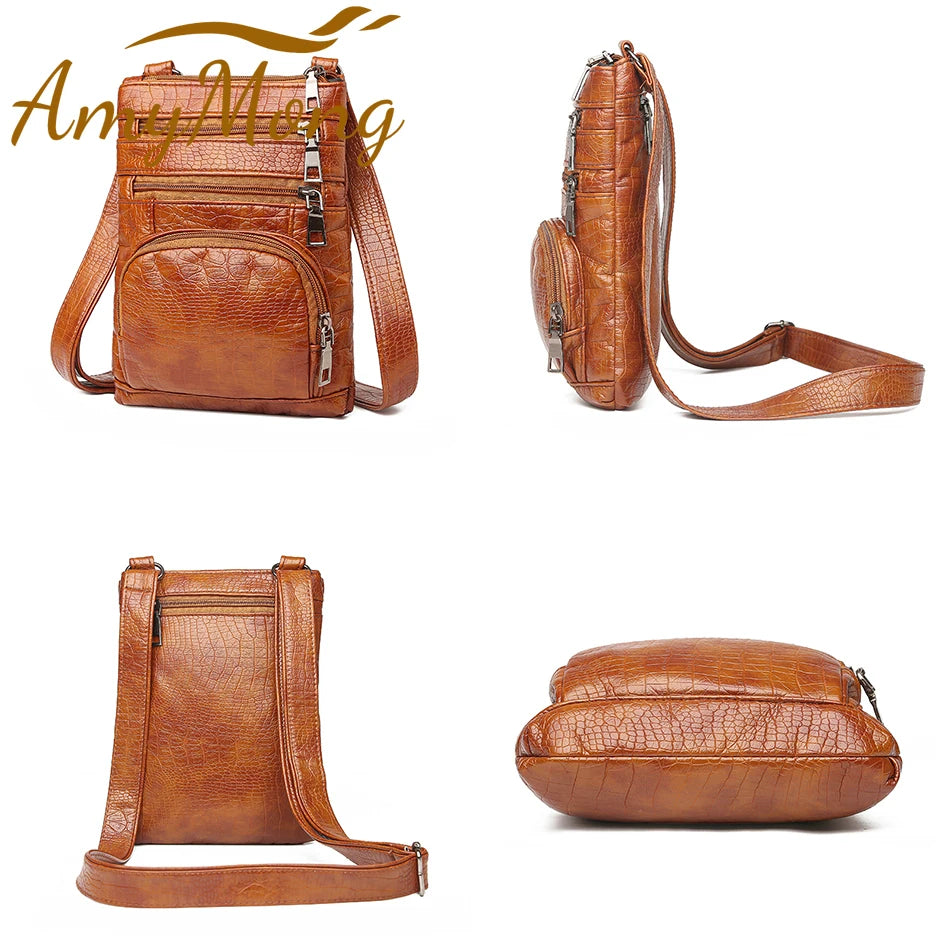 Bolso Bandolera con Múltiples Bolsillos para Mujer | Moderno y Versátil