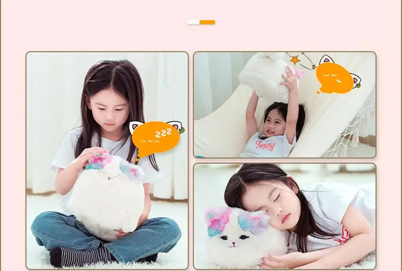 Interactive Plush Cat Dog Toy | Speak & Hug for Kids