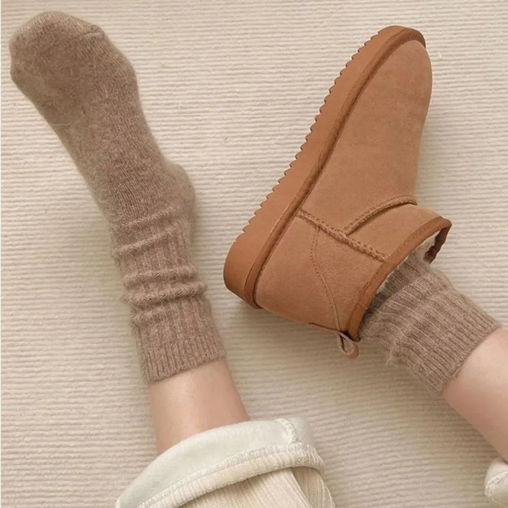 Women's Thermal Cashmere Wool Socks | Chic Harajuku Style