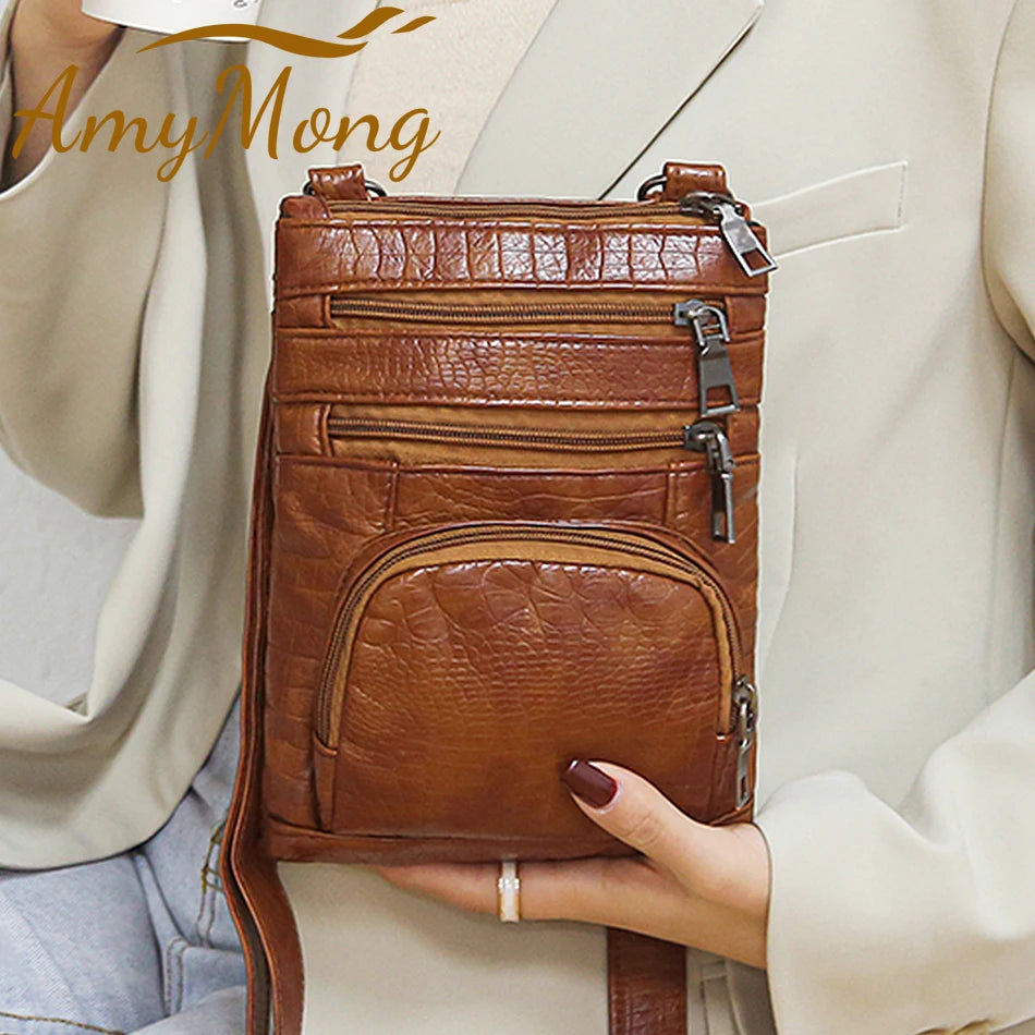 Bolso Bandolera con Múltiples Bolsillos para Mujer | Moderno y Versátil