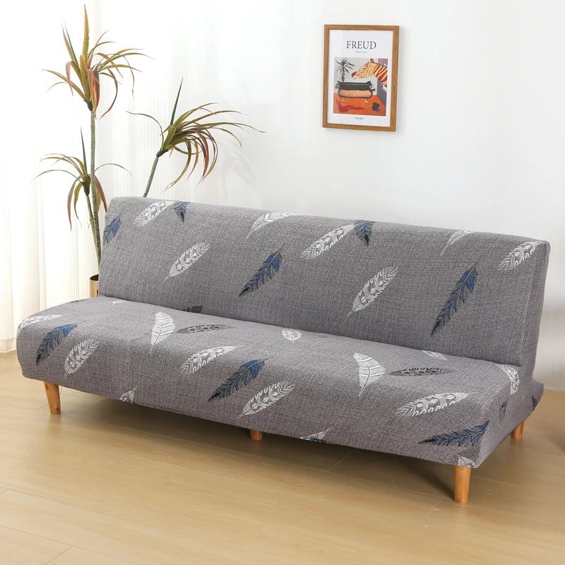 Stretch Printed Sofa Bed Cover | Dust-Proof Furniture Protector