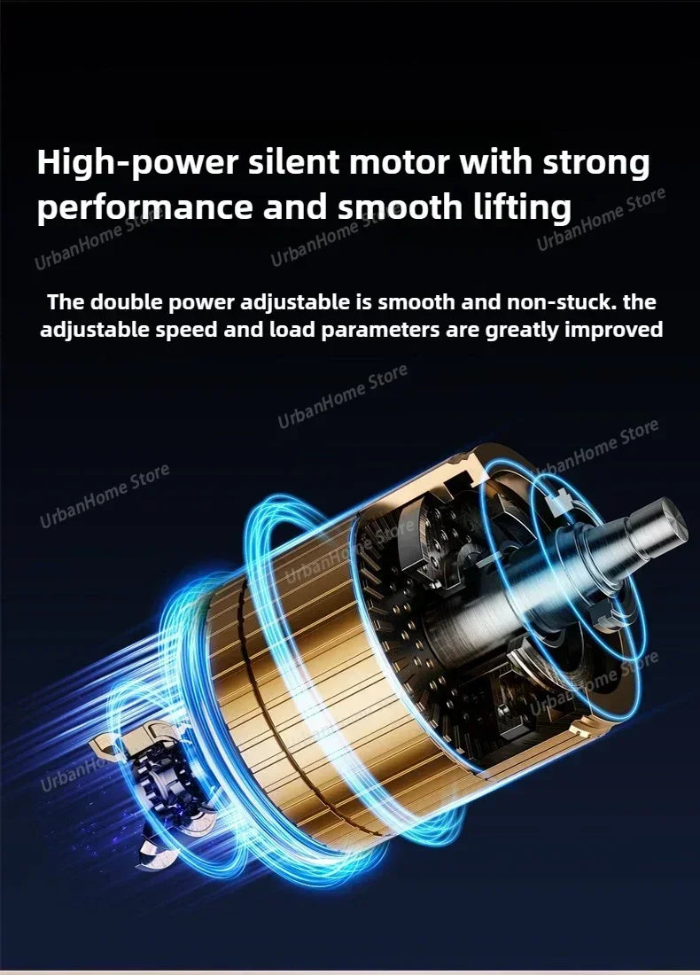 Solid Wood Electric Lifting Table | Versatile Office & Gaming Desk