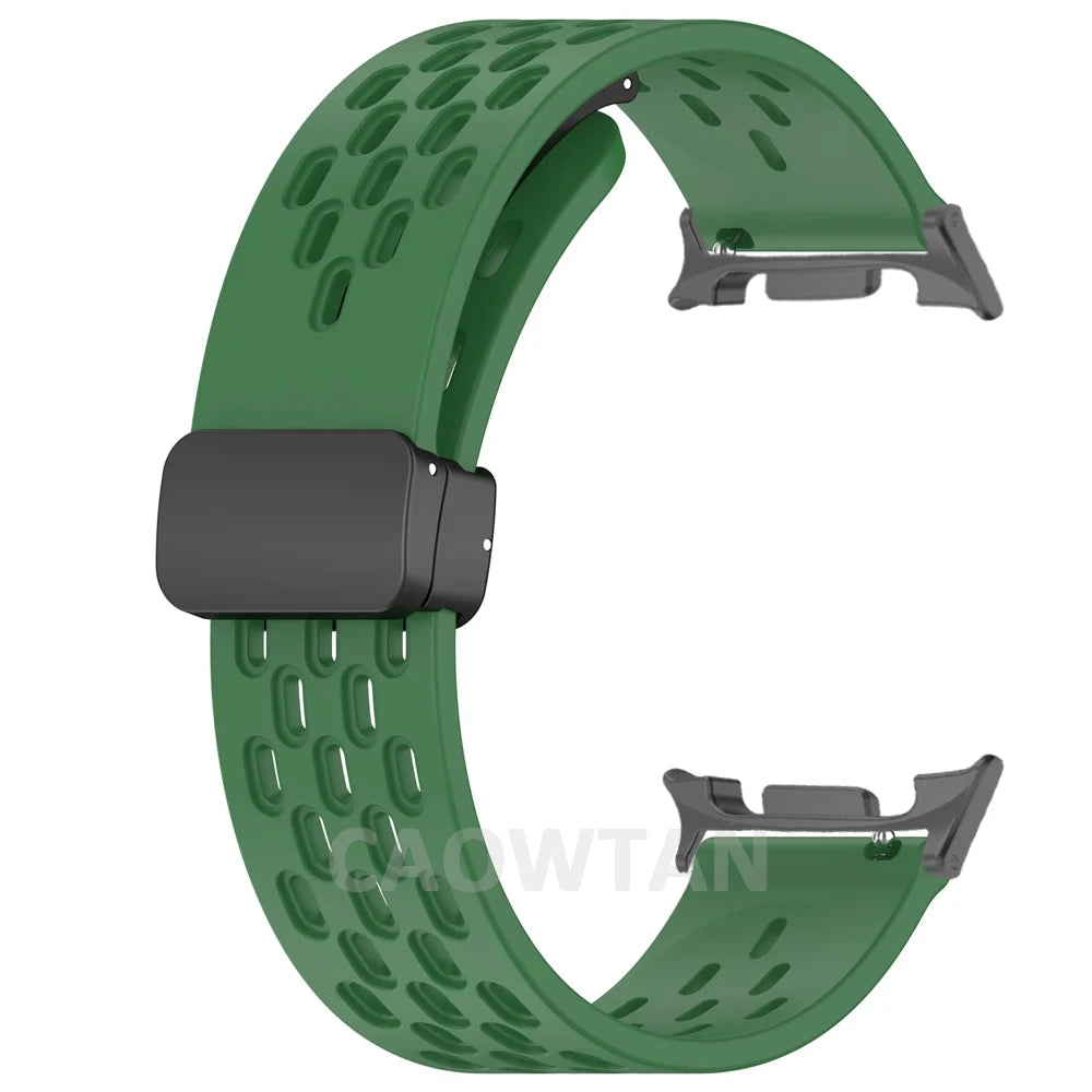 Breathable Sports Silicone Strap for Galaxy Watch | Magnetic Clasp