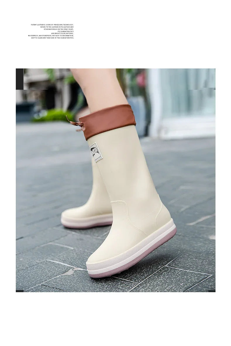 Waterproof Rubber Boots for Men and Women | Couples Rain Shoes