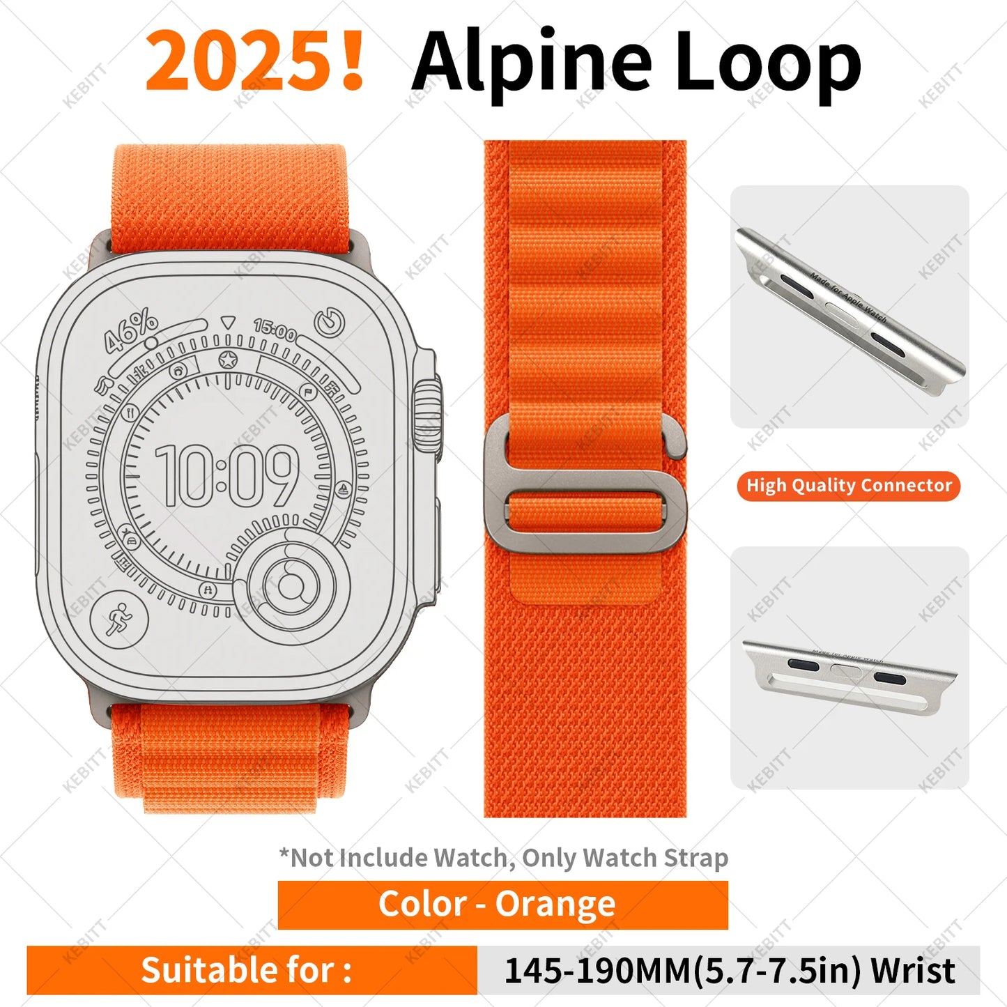 High-Quality Nylon Strap Alpine Loop for Smartwatch | Comfort & Style