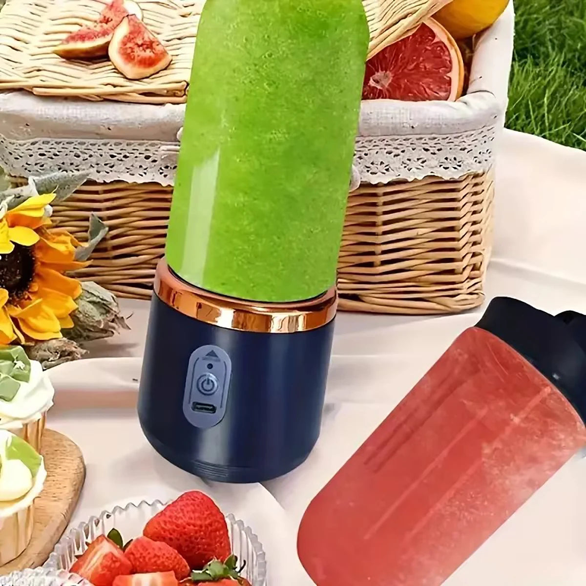 USB Rechargeable Electric Juicer | Portable Fruit & Vegetable Extractor