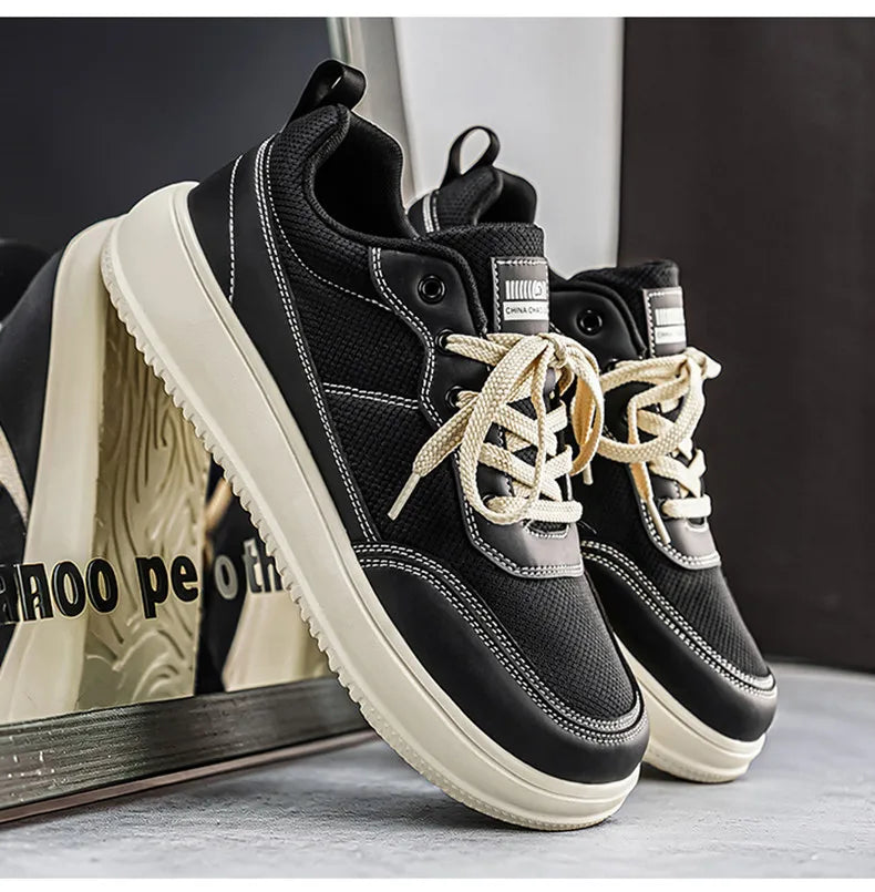Men's Casual Wide Toe Shoes | Breathable and Comfortable Sneakers