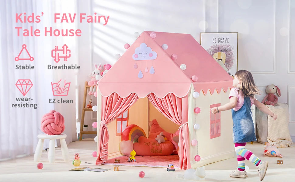 Children's Princess Castle Play Tent | Indoor Outdoor Fun
