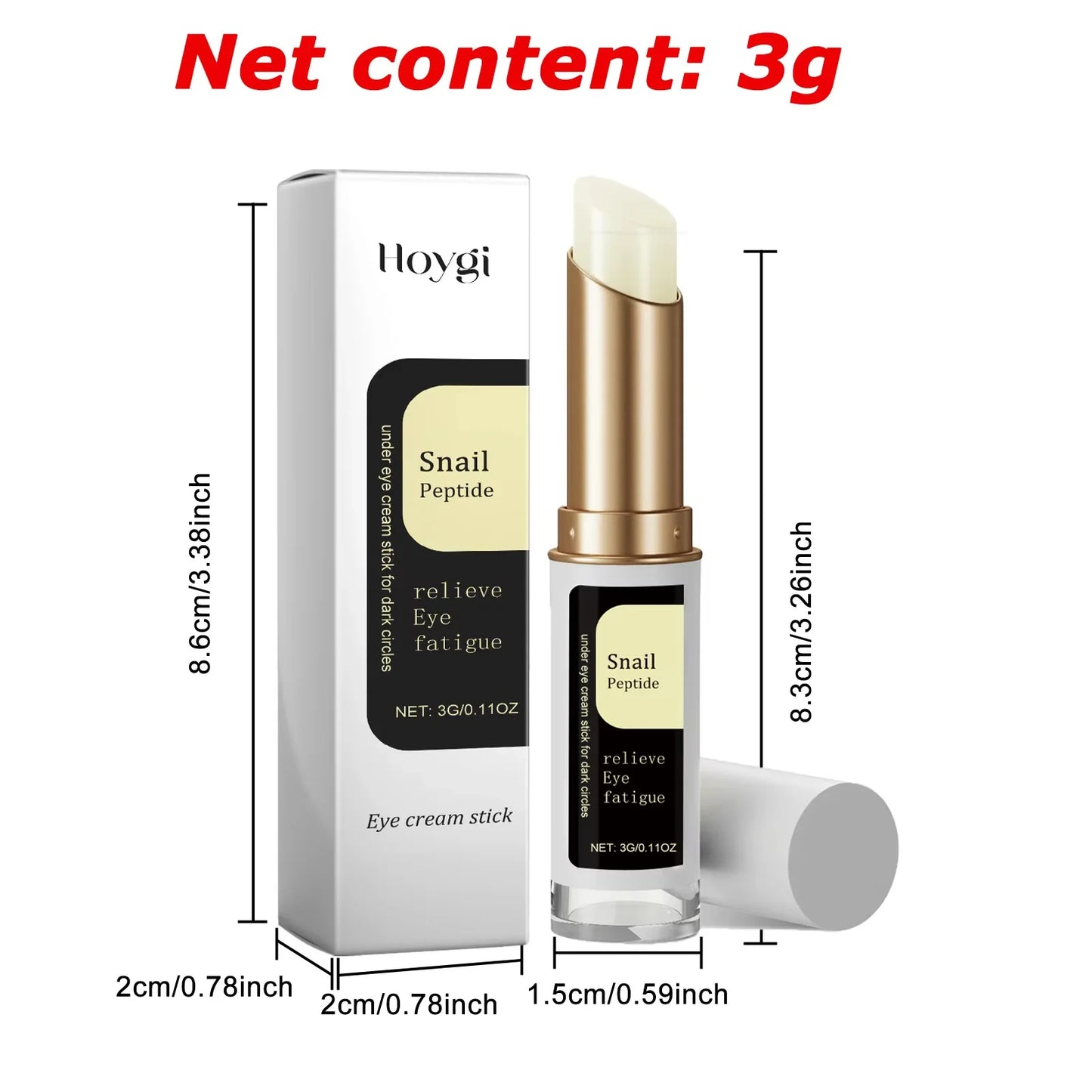 Snail Eye Cream Stick | Anti-Aging Moisturizer for Dark Circles