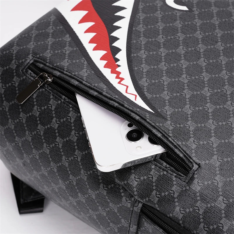 Multifunctional Leather Backpack for Men | Stylish Travel & Work Bag