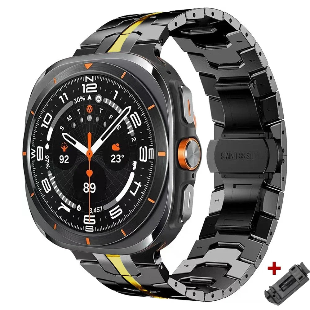 Luxury Titanium Band for Galaxy Watch Ultra 47mm | Metal Bracelet