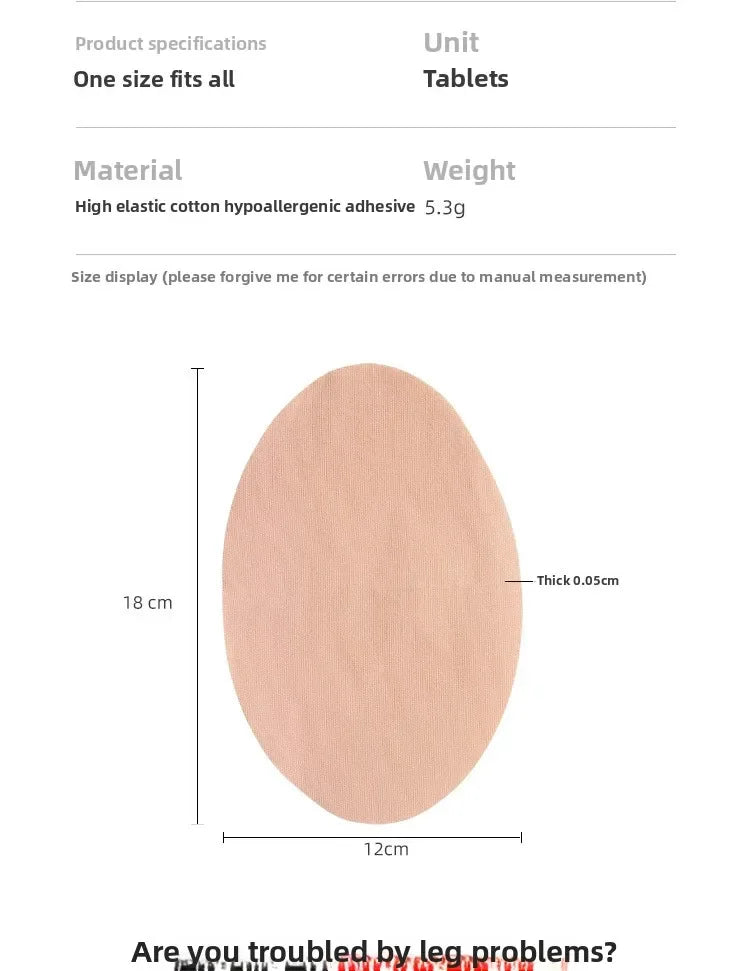 10Pcs Anti-Chafing Thigh Pads | Waterproof & Breathable Stickers