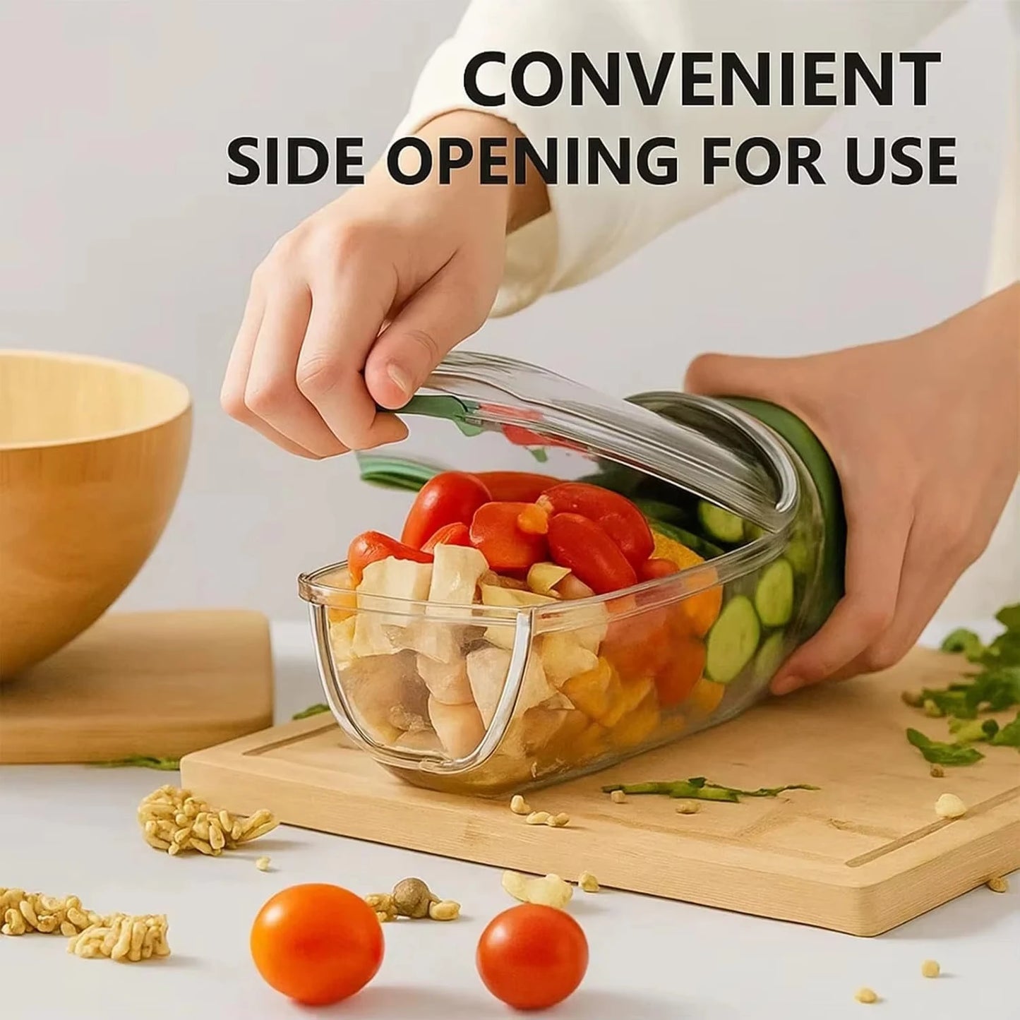 Portable Plastic Salad Pod | Leak-Proof Meal Prep Container