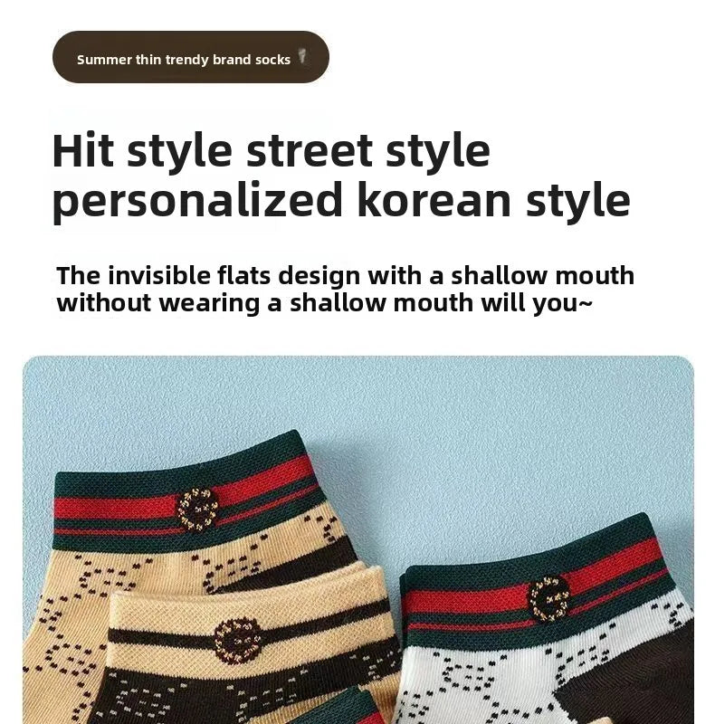 Men's Winter Ankle Socks | Breathable Low-Cut Fashion Socks