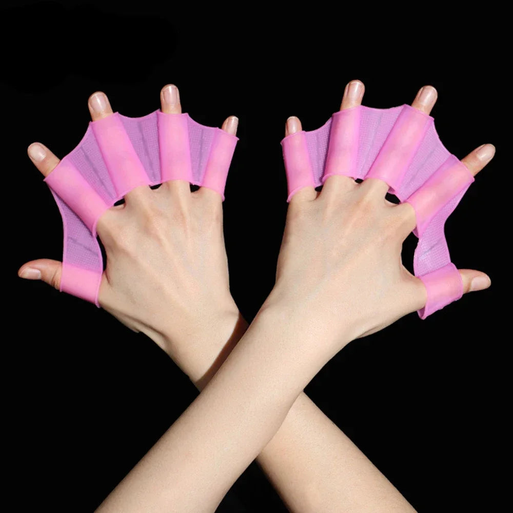 Summer Silicone Swimming Hand Fins | Enhance Your Swim Performance