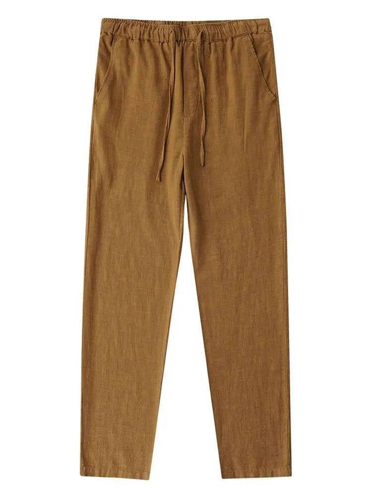Men's Casual Lightweight Cotton Linen Chino Pants | Stylish Comfort