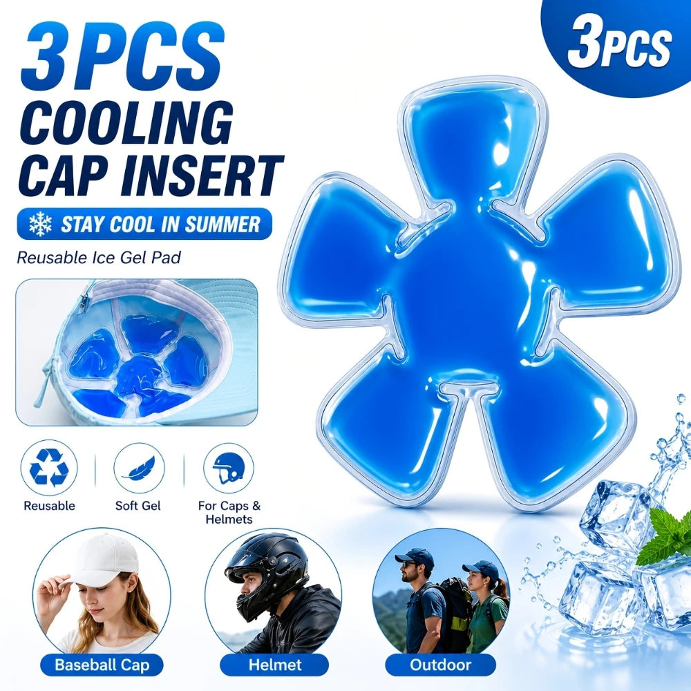 Cooling Hat Pads for Fever Relief | Soothing Gel Inserts
