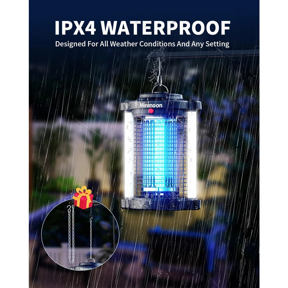 Powerful Outdoor Bug Zapper | Dual LED Mosquito Trap