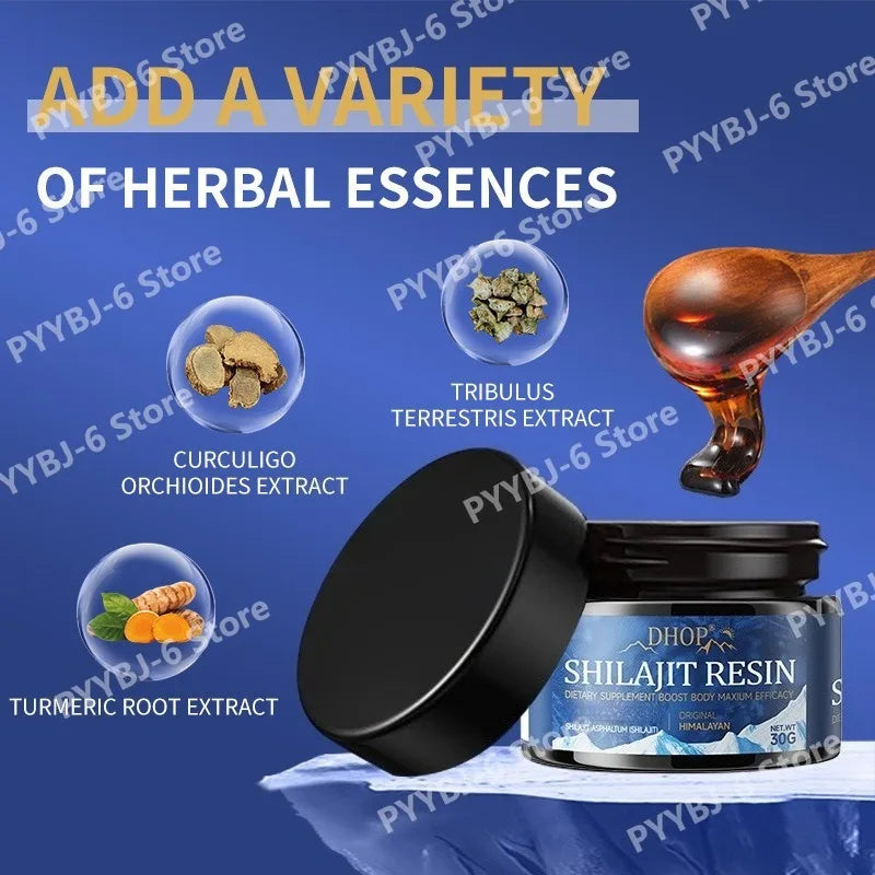 Natural Shilajit Resin Supplement | Daily Energy & Immune Support