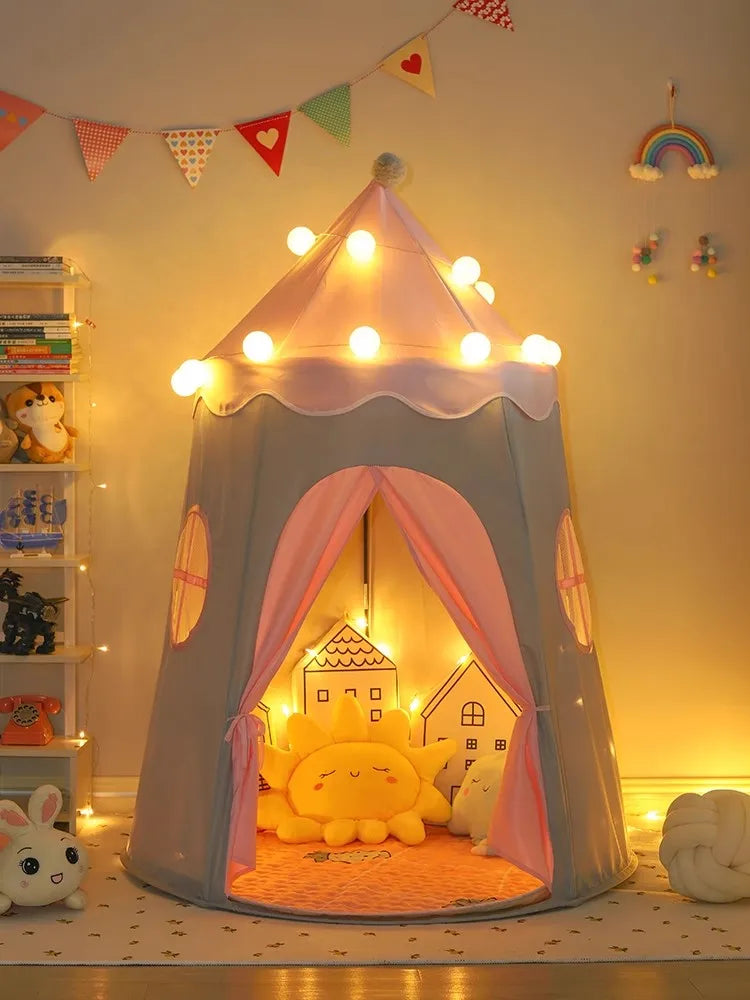 Large Folding Toy Tent for Kids | Perfect Playhouse Castle