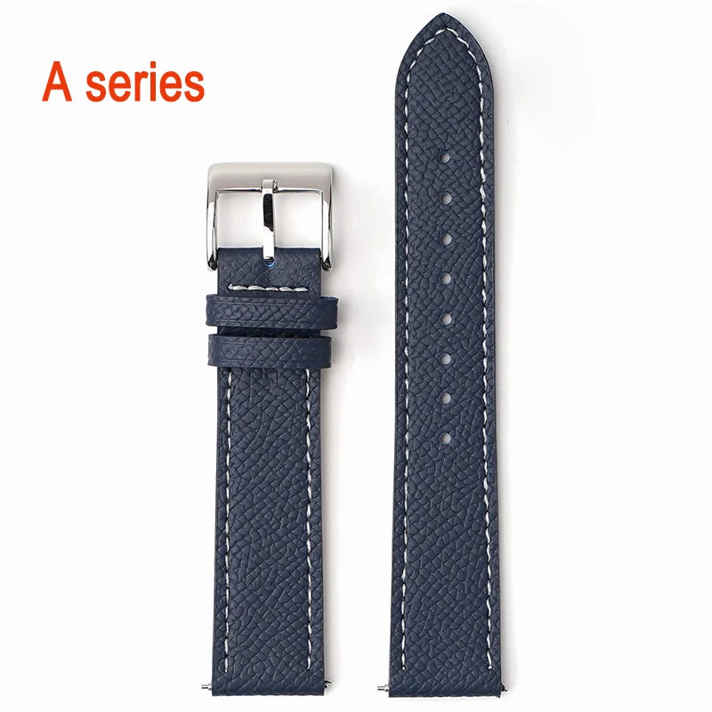 Calfskin Leather Watch Strap | Quick Release, Handmade Design