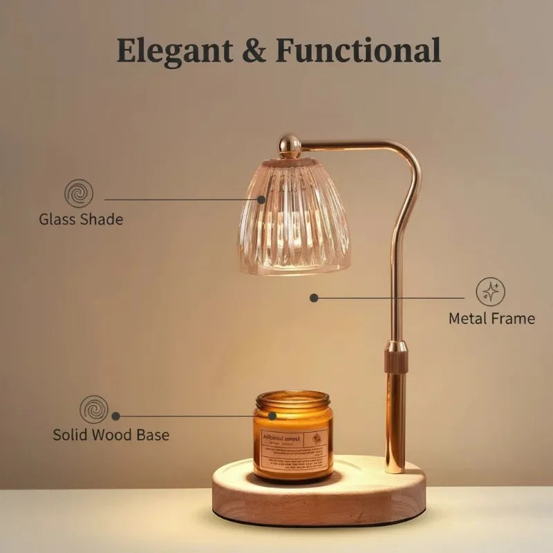 Aromatherapy Candle Heating Lamp | Romantic Dimmable Light