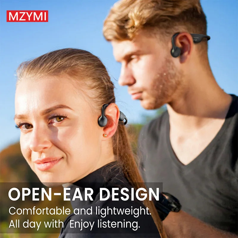 Bone Conduction Neckband Headphones | IP56 Waterproof Sports Earphones