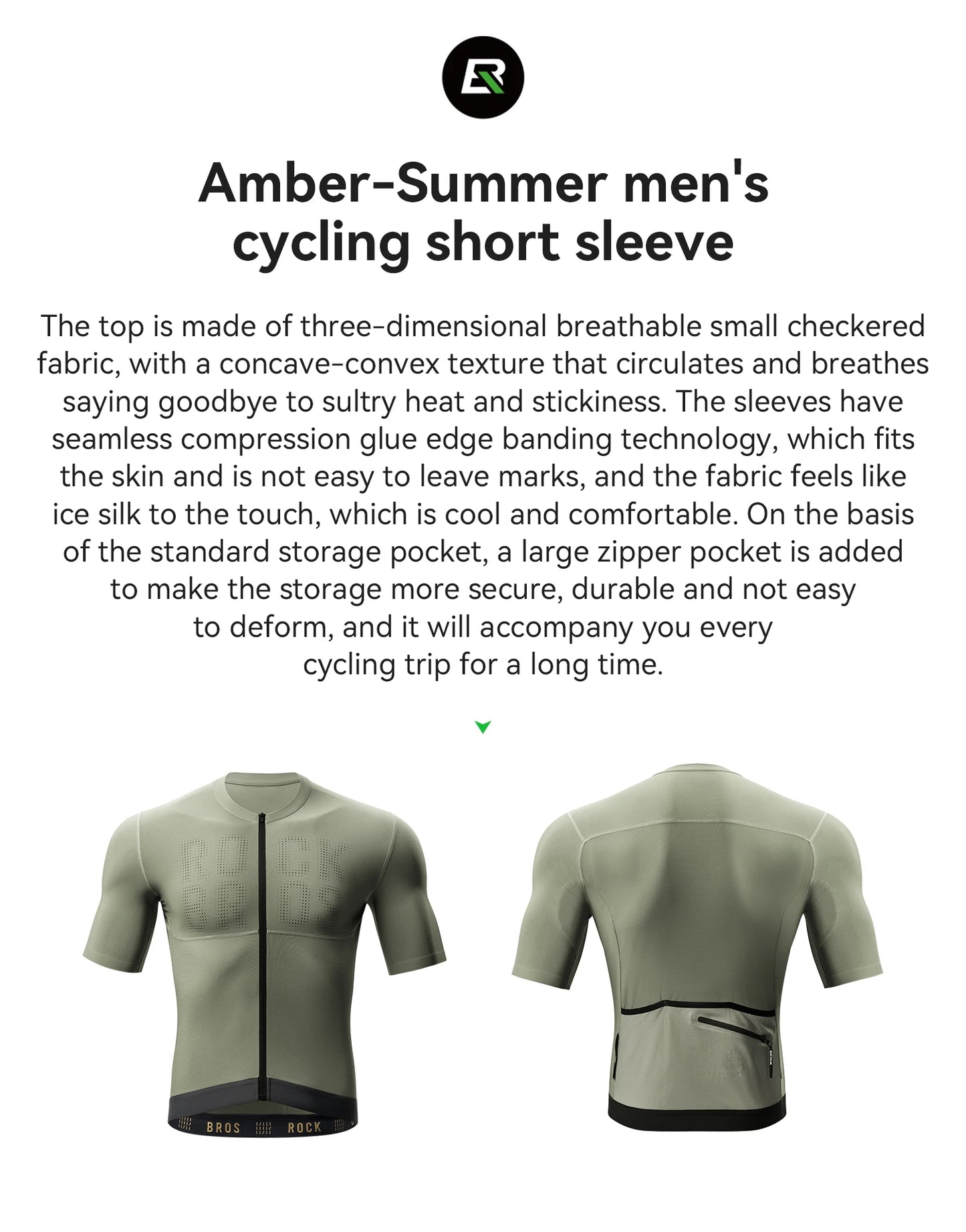 Men's Lightweight Summer Cycling Jersey | Breathable Short Sleeve Wear