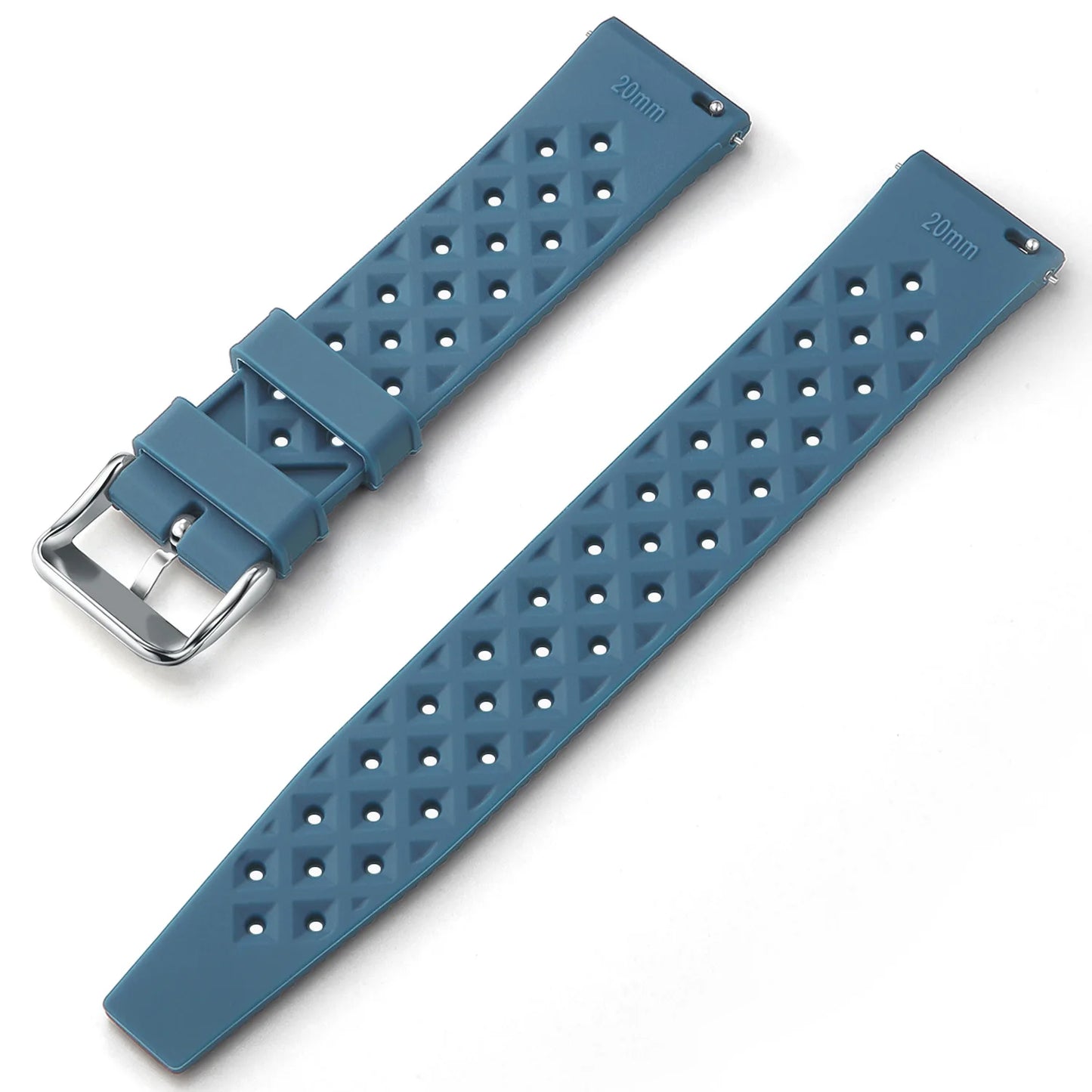Tropical Silicone Watch Band | Quick Release Rubber Strap