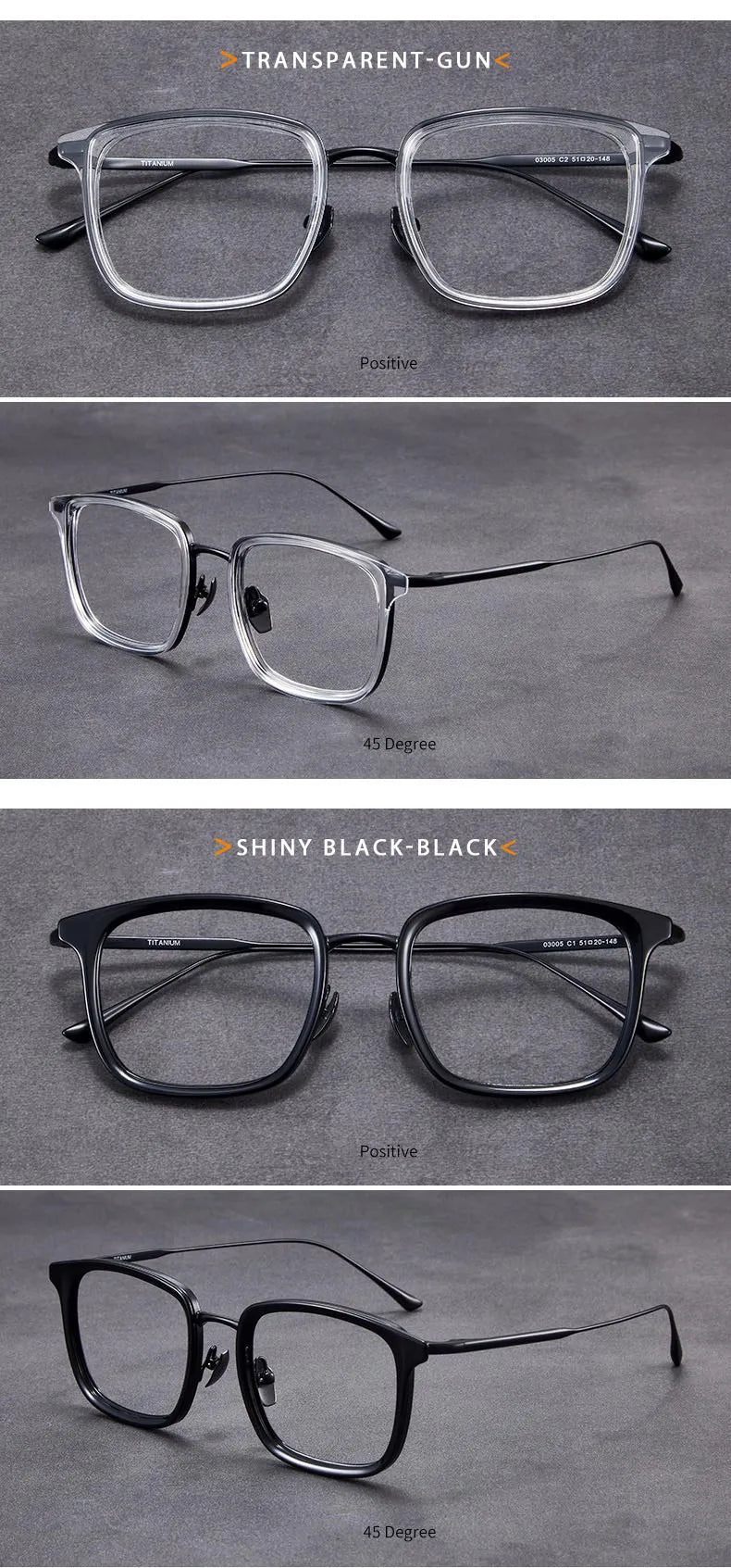Vintage Square Anti Blue Light Glasses | Unisex Adjustable Eyewear