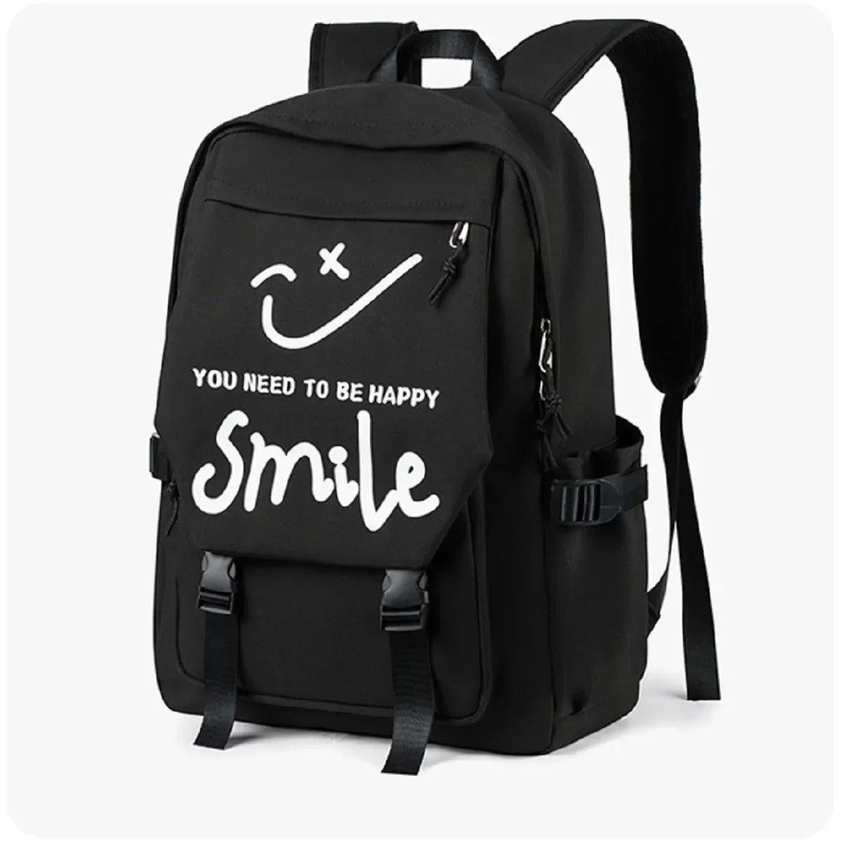 Large Capacity Quirky Expression Backpack | Stylish Travel Bag