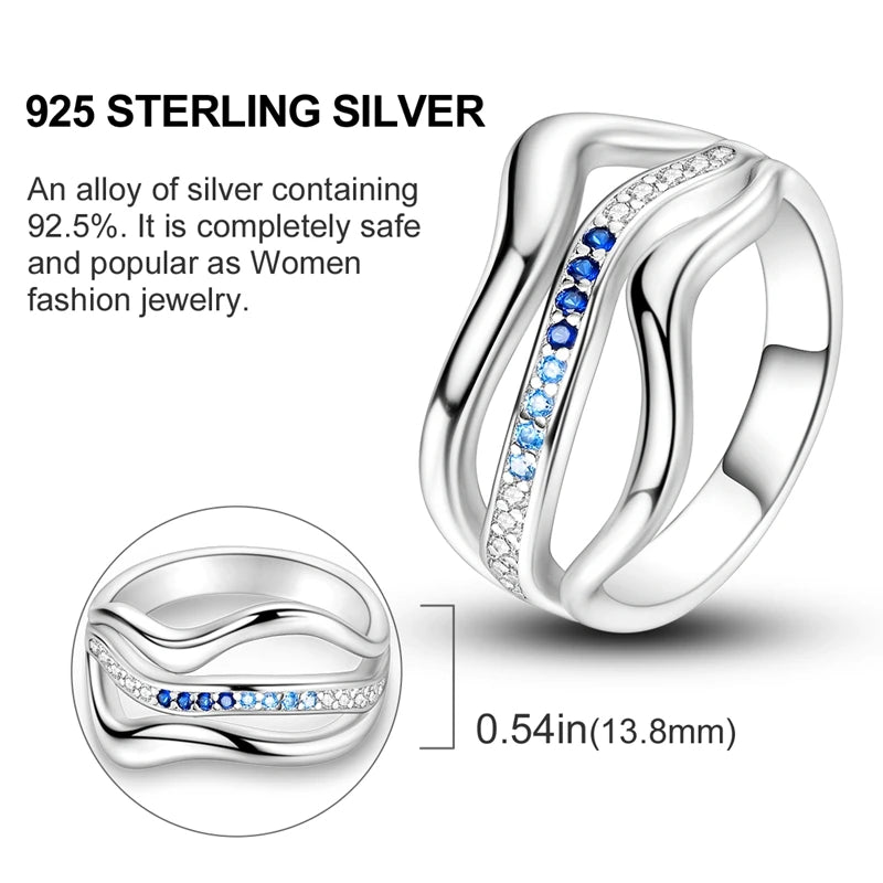 High-Quality 925 Sterling Silver Infinite Love Ring for Women