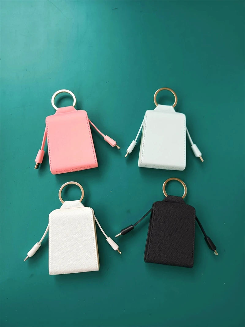 2000mAh Mini Keychain Power Bank | Portable Charger for All Devices