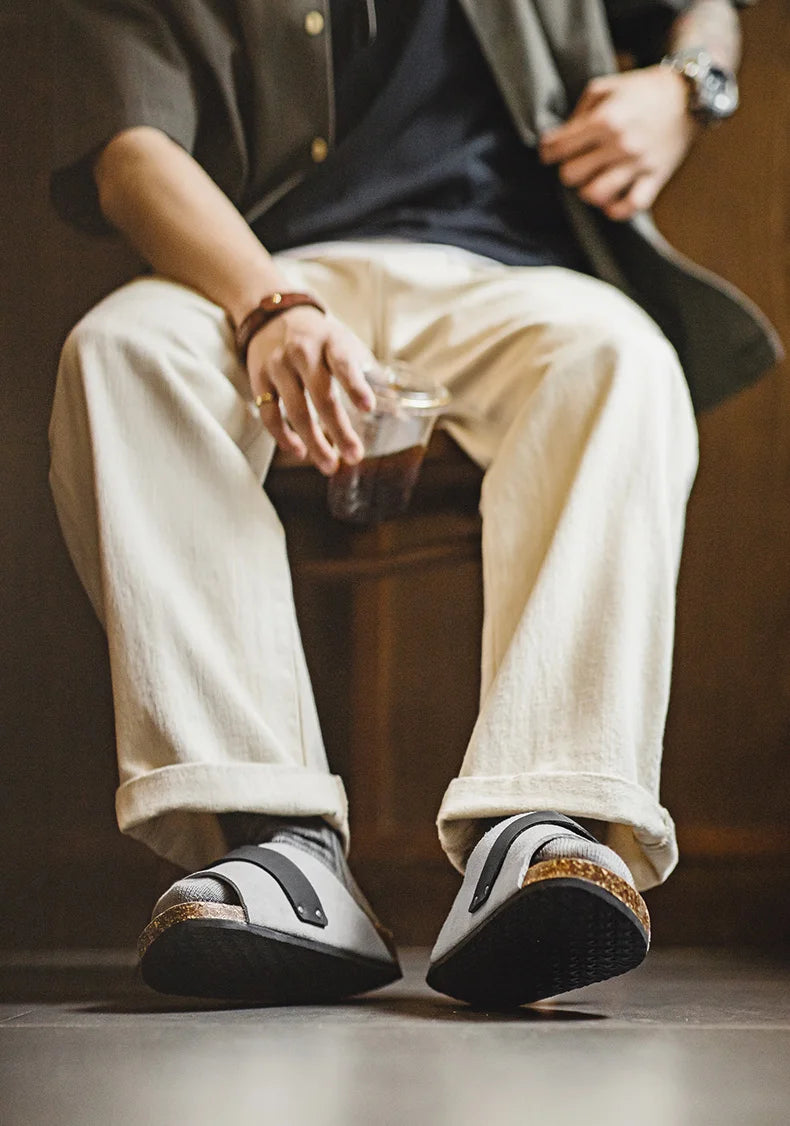 Men's Color-Block Slide-On Sandals | Comfortable Summer Mules