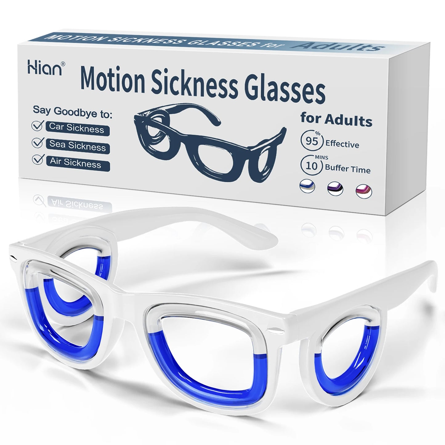 Anti-Motion Sickness Glasses | Lightweight Travel Nausea Relief