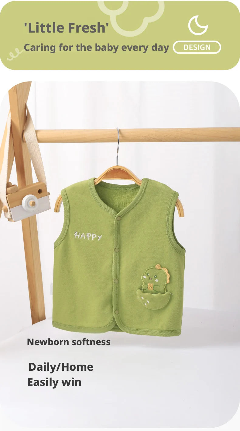 Warm Baby Vest for Boys and Girls | Cozy Autumn-Winter Layering