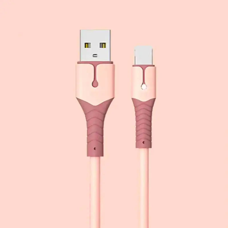 Liquid Silicone USB Type A to C Charging Cable | Fast & Durable