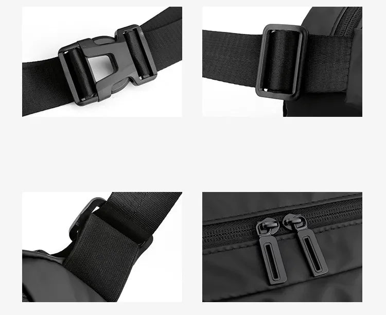 Large Capacity Waterproof Shoulder Chest Bag for Outdoor Sports