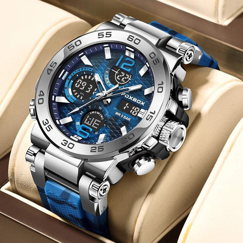 Men's Waterproof LED Sports Watch | Stylish & Multi-Functional