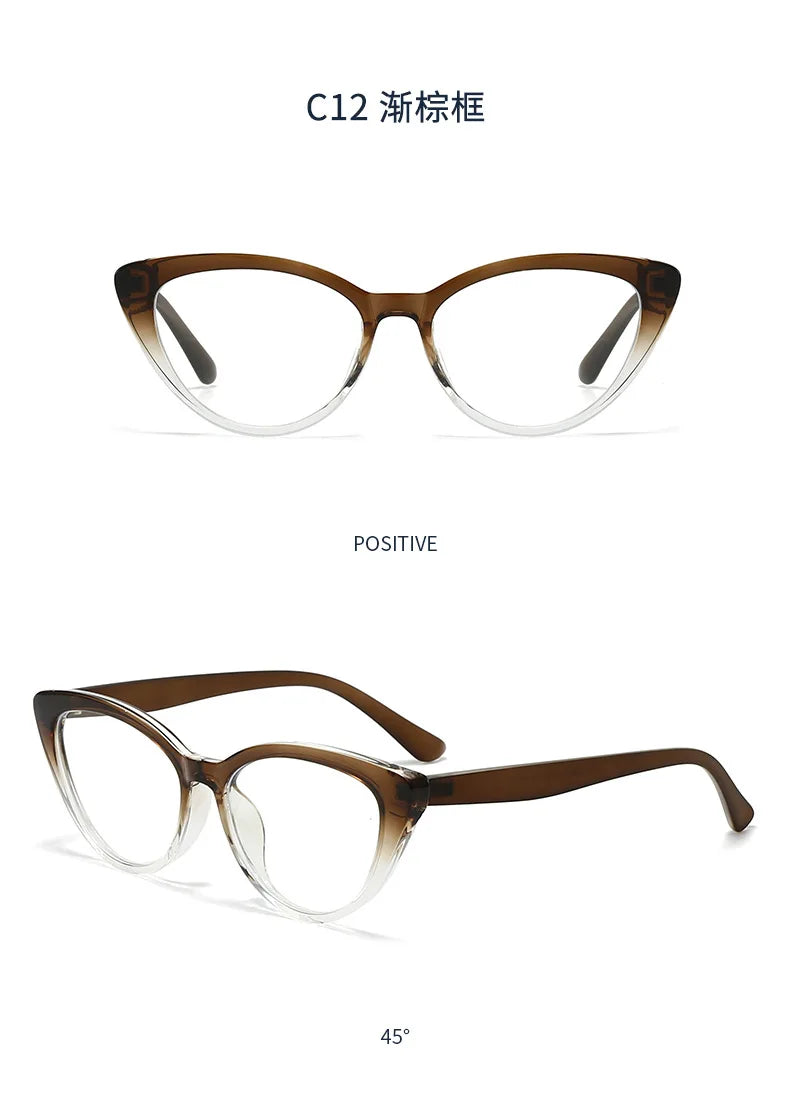 Stylish Cat Eye Anti Blue Light Glasses for Women | Prescription Ready