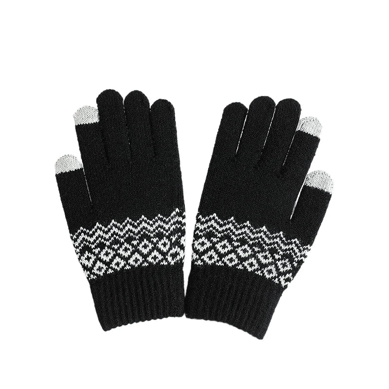 Warm Touch Screen Knitted Gloves | Essential Winter Gear