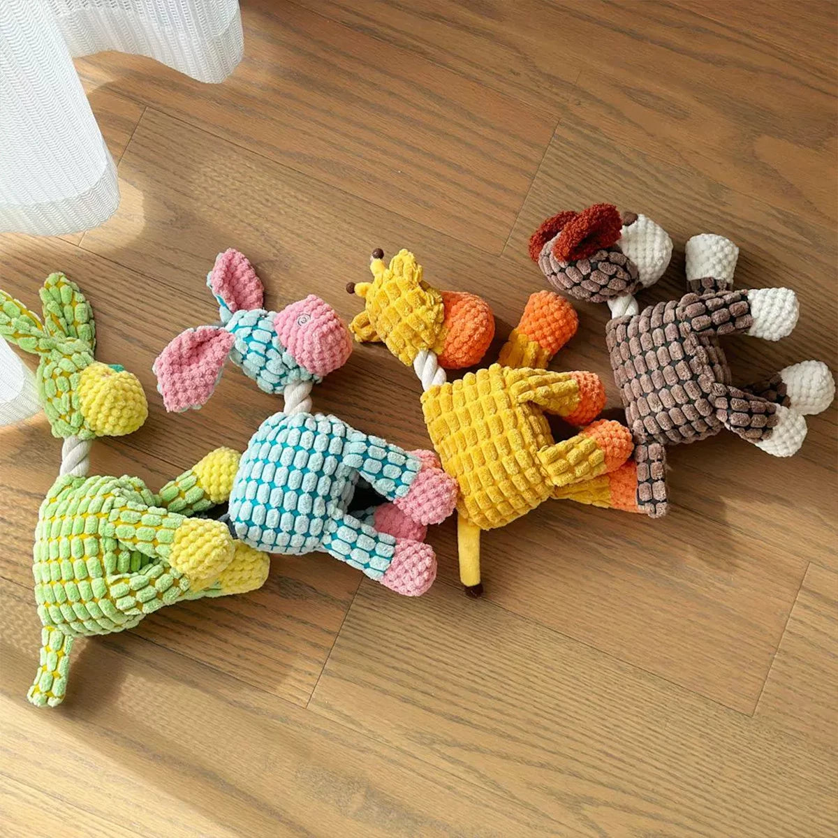 Cute Donkey Plush Toy for Dogs | Interactive Squeaky Pet Delight