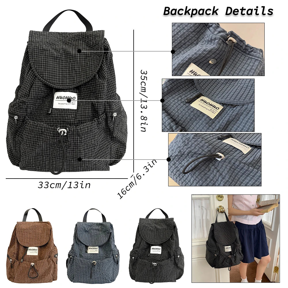 Lightweight Casual Drawstring Backpack | Water-Resistant Daypack