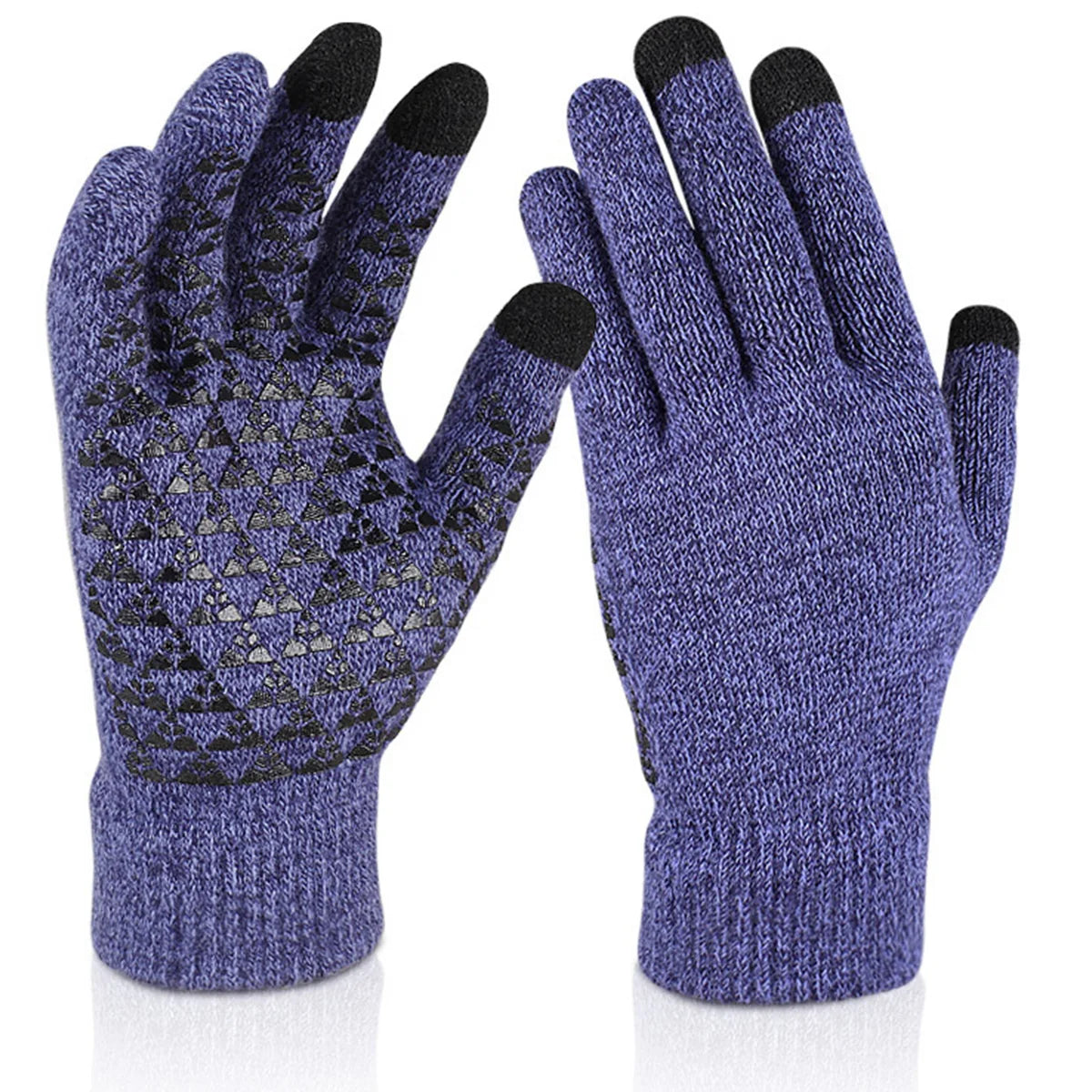Thickened Velvet Touch Screen Winter Gloves | Unisex Warm Knitted